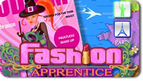 Front Cover for Fashion Apprentice (Windows) (Oberon Media release)