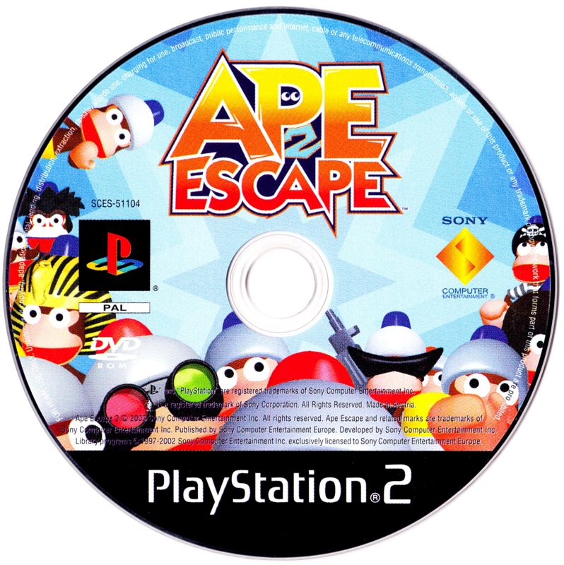 Media for Ape Escape 2 (PlayStation 2)