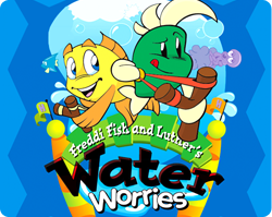 Front Cover for Freddi Fish and Luther's Water Worries (Windows) (GameTap download release)