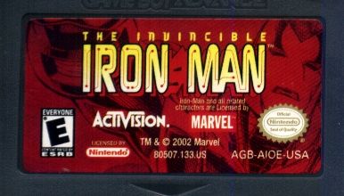 Media for The Invincible Iron Man (Game Boy Advance)
