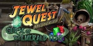 Front Cover for Jewel Quest Mysteries: Curse of the Emerald Tear (Macintosh and Windows) (GameHouse release)