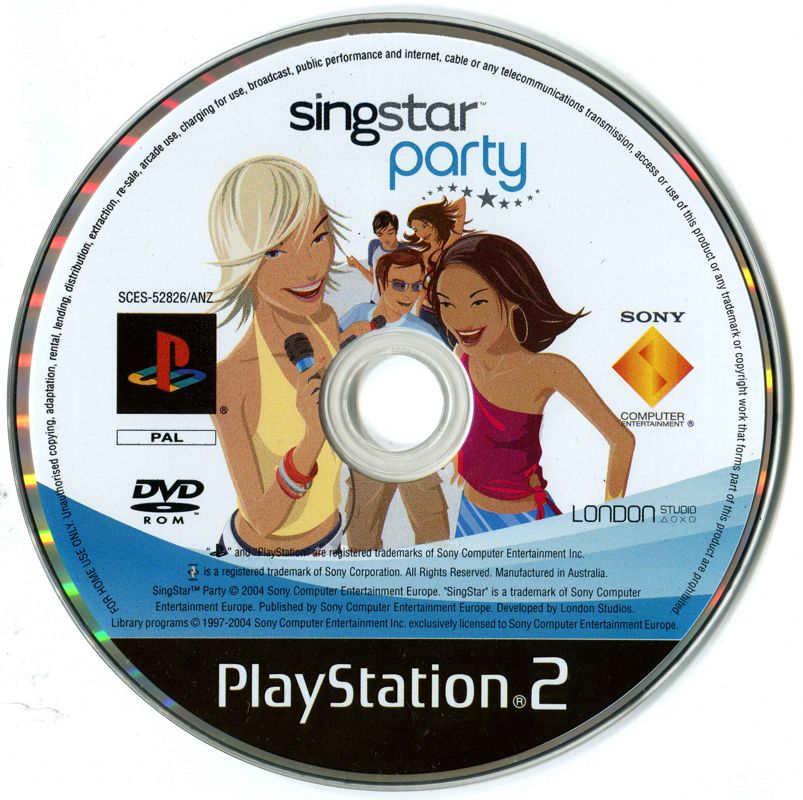Media for SingStar: Party (PlayStation 2) (Bundled with microphones)