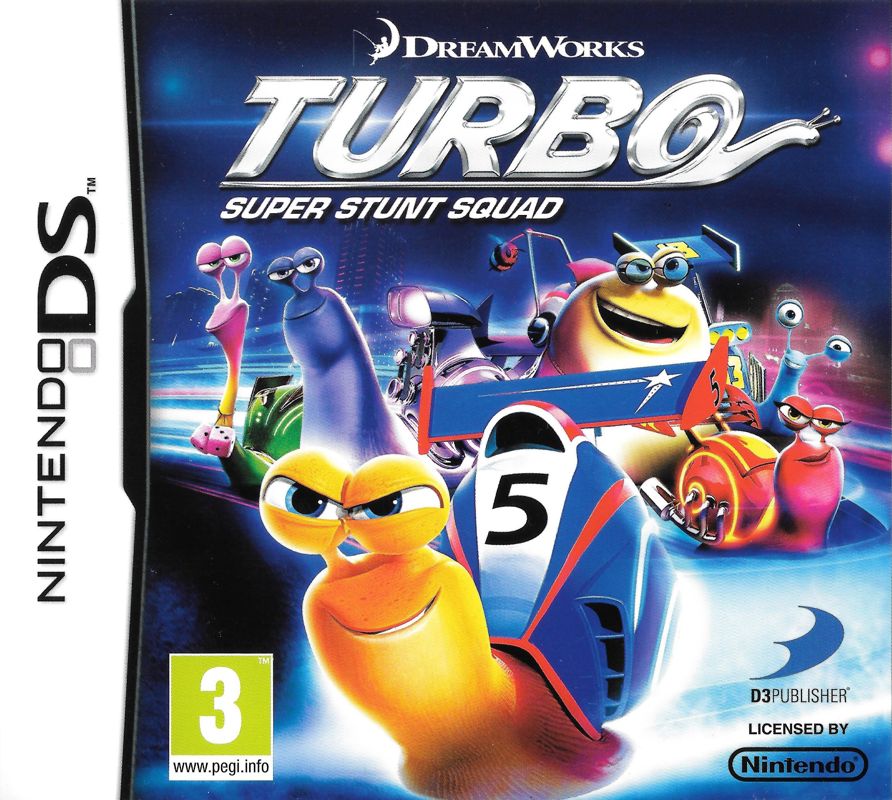 Front Cover for Turbo: Super Stunt Squad (Nintendo DS)