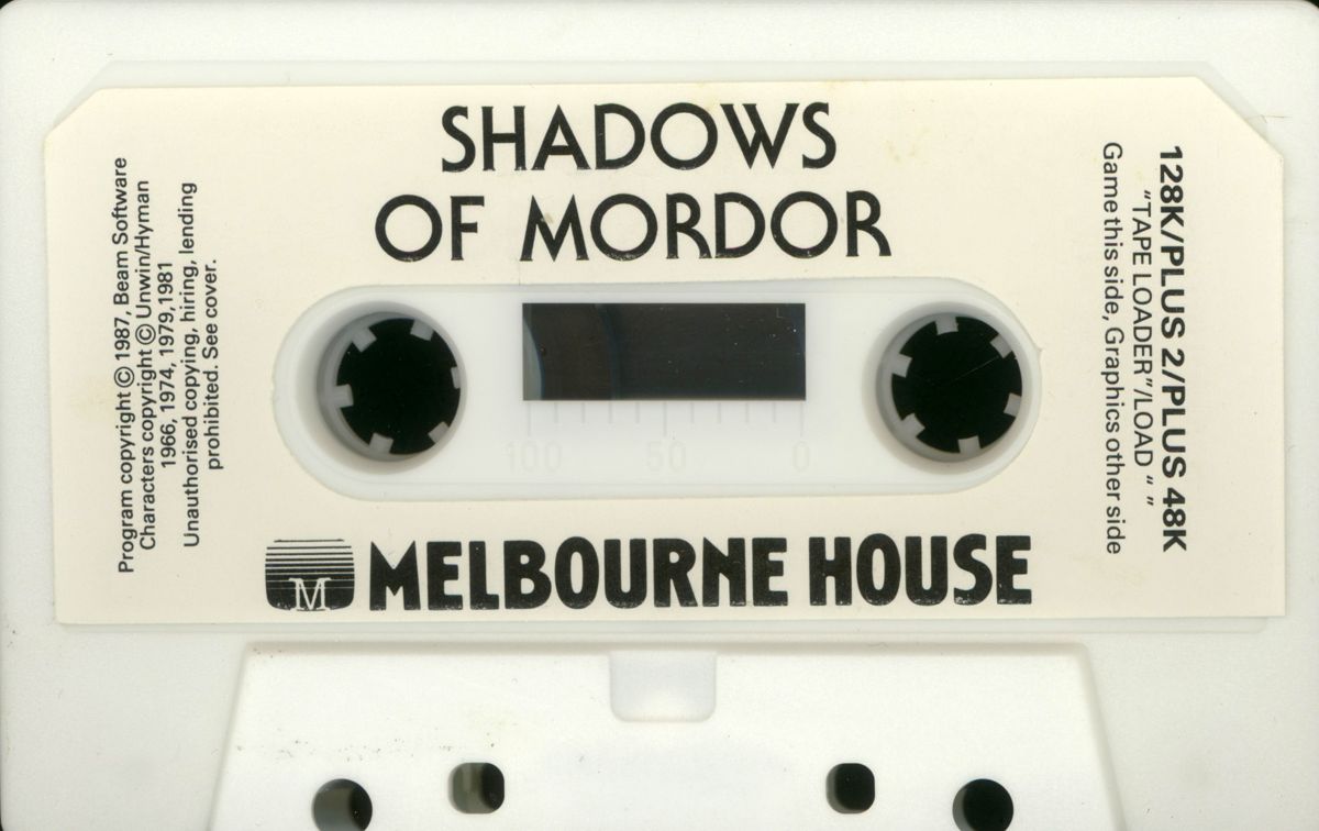 Media for The Shadows of Mordor (ZX Spectrum)