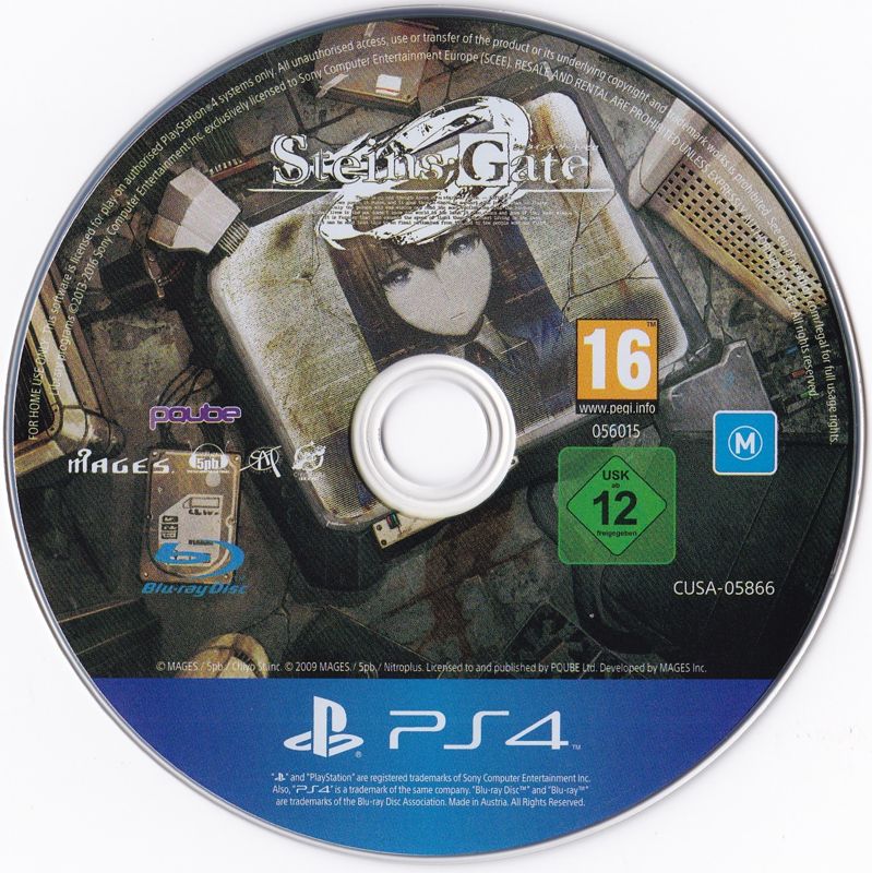 Media for Steins;Gate 0 (Amadeus Edition) (PlayStation 4) (Rice Digital Online Store release)