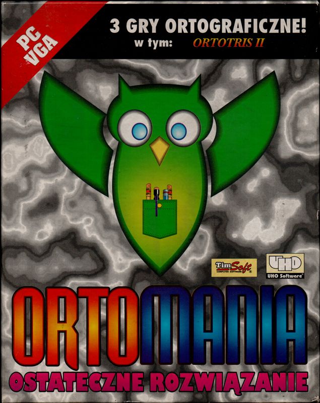 Front Cover for Ortomania (DOS) (3.5" disk release)