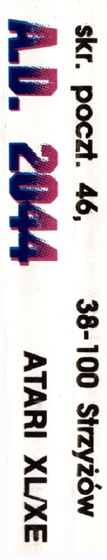 Back Cover for A.D. 2044: Seksmisja (Atari 8-bit)