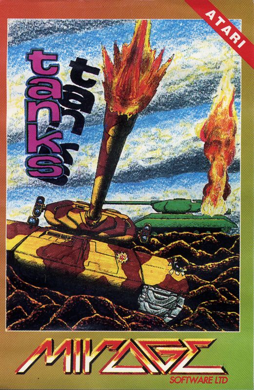 Front Cover for Tanks (Atari 8-bit)