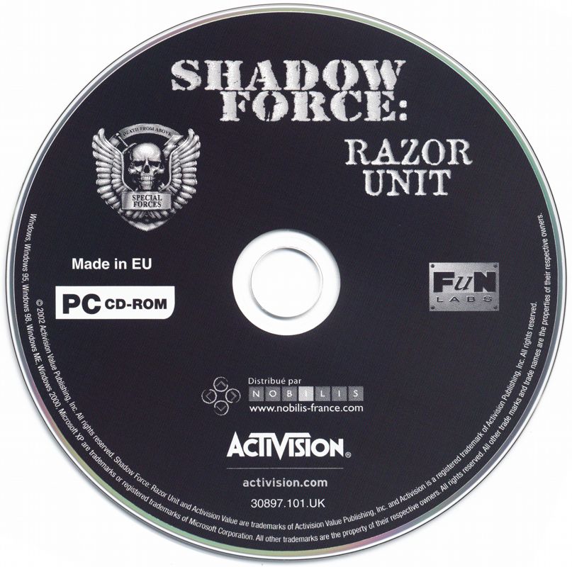 Media for Shadow Force: Razor Unit (Windows)