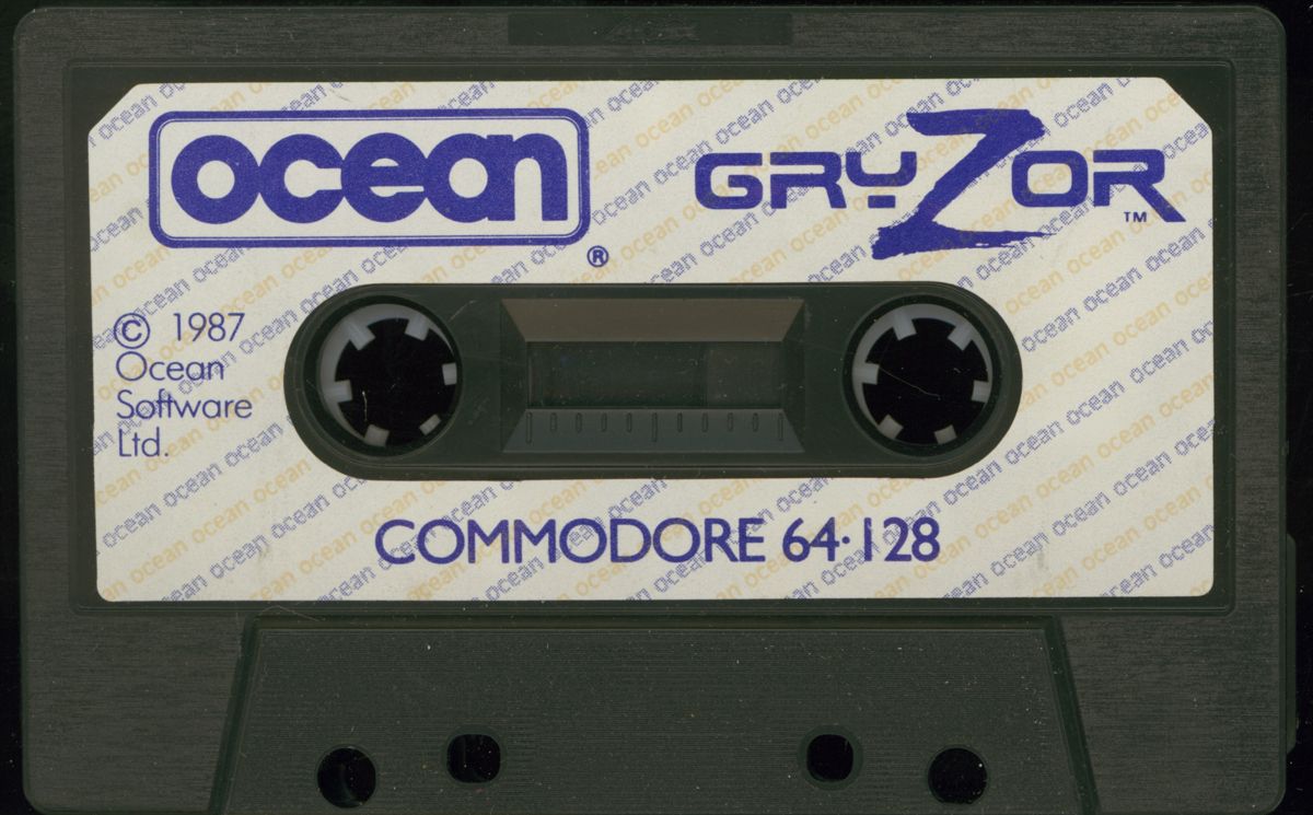 Media for Contra (Commodore 64) (Cassette tape release)