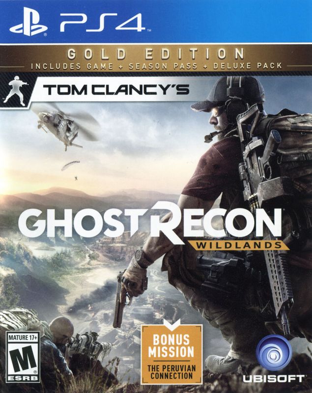 Front Cover for Tom Clancy's Ghost Recon: Wildlands (Gold Edition) (PlayStation 4)