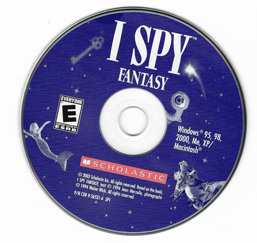 Media for I Spy: Fantasy (Macintosh and Windows) ("Free I Spy Mini CD & Book Inside!" release)
