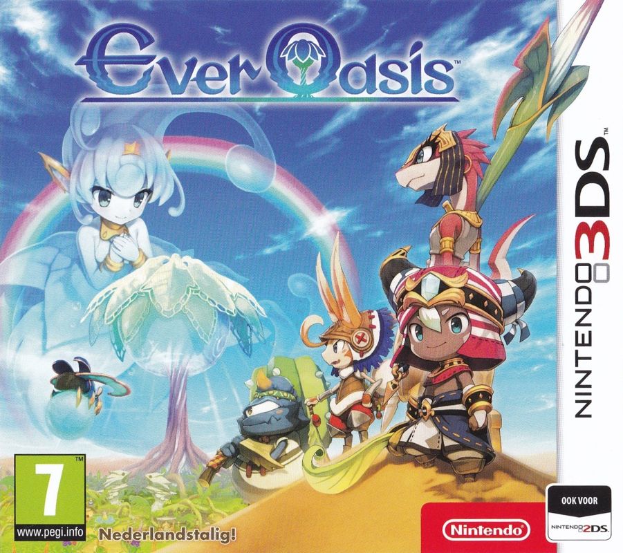 Front Cover for Ever Oasis (Nintendo 3DS)
