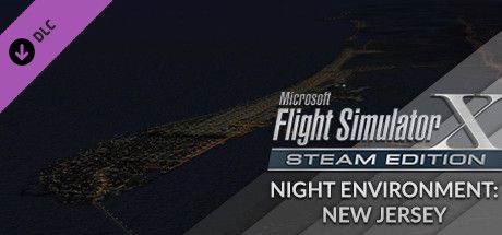 Front Cover for Microsoft Flight Simulator X: Steam Edition - Night Environment: New Jersey (Windows) (Steam release)