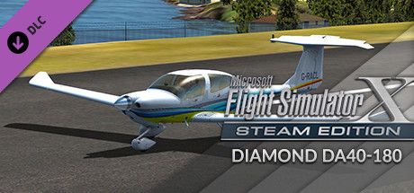 Front Cover for Microsoft Flight Simulator X: Steam Edition - Diamond DA40-180 (Windows) (Steam release)