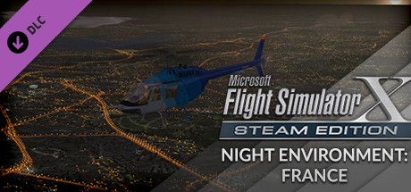Front Cover for Microsoft Flight Simulator X: Steam Edition - Night Environment: France (Windows) (Steam release)