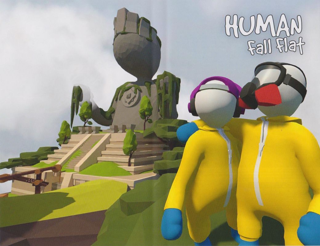 Inside Cover for Human: Fall Flat (Nintendo Switch) (Super Rare Games release): Complete