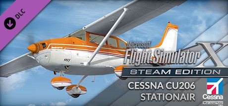 Front Cover for Microsoft Flight Simulator X: Steam Edition - Cessna CU206 Stationair (Windows) (Steam release)