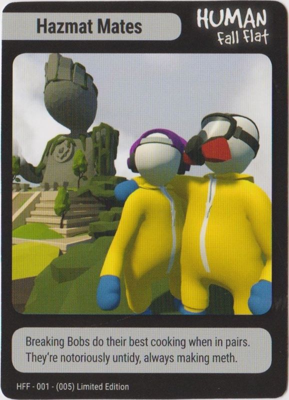 Extras for Human: Fall Flat (Nintendo Switch) (Super Rare Games release): Art Card 001/005