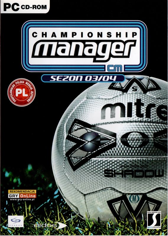 Front Cover for Championship Manager: Season 03/04 (Windows)