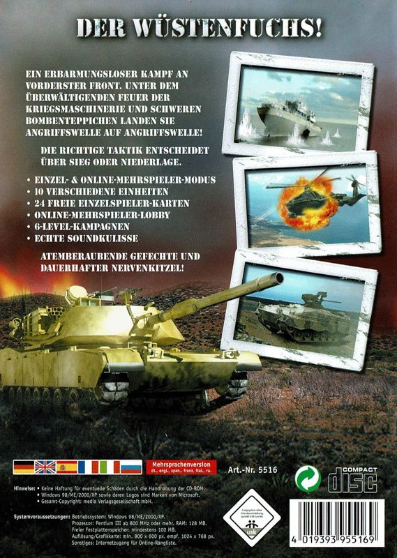 Back Cover for Panzerjagd (Windows)
