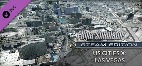 Front Cover for Microsoft Flight Simulator X: Steam Edition - US Cities X: Las Vegas (Windows) (Steam release)