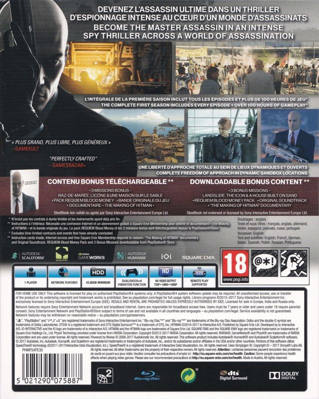 Hitman: The Complete First Season (Steelbook Edition) cover or ...
