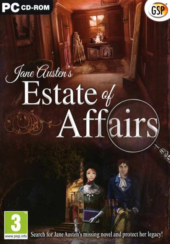 Front Cover for Jane Austen's Estate of Affairs (Windows)