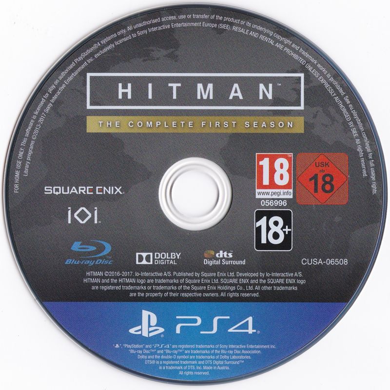 Media for Hitman: The Complete First Season (Steelbook Edition) (PlayStation 4)