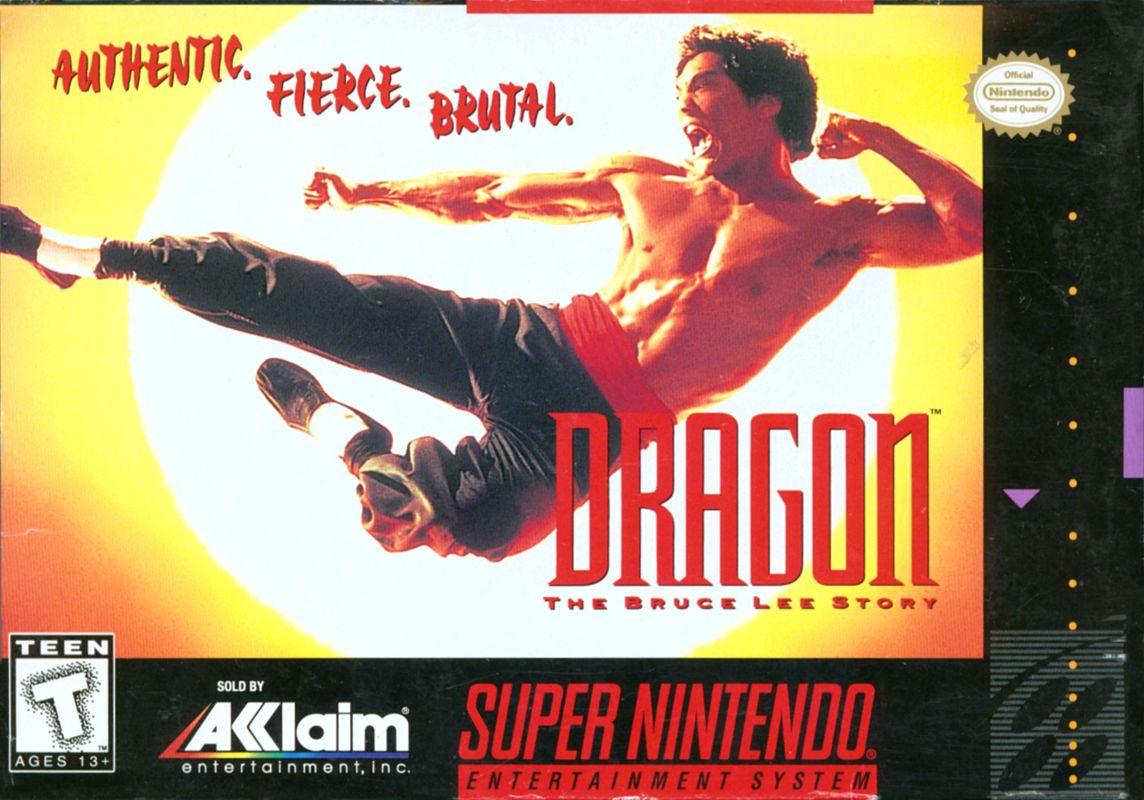Front Cover for Dragon: The Bruce Lee Story (SNES)
