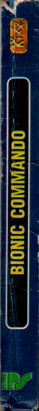 Spine/Sides for Bionic Commando (DOS) (Kixx release): Left/Right