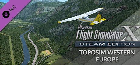 Front Cover for Microsoft Flight Simulator X: Steam Edition - Toposim Western Europe (Windows) (Steam release)