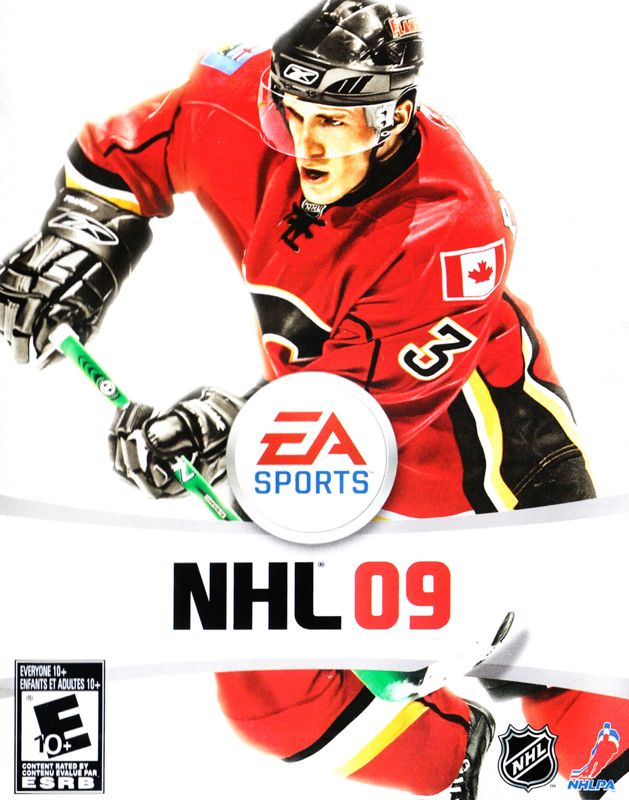 Manual for NHL 09 (PlayStation 3): Front