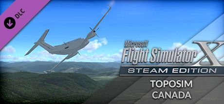 Front Cover for Microsoft Flight Simulator X: Steam Edition - Toposim Canada (Windows) (Steam release)