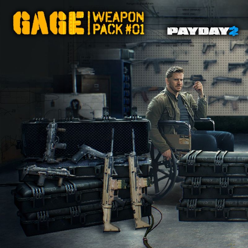 Front Cover for Payday 2: Gage Weapon Pack #01 (PlayStation 3) (download release)