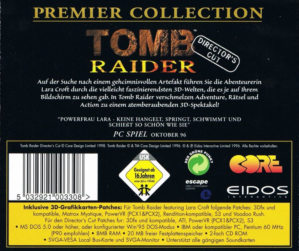 Tomb Raider: Gold Cover Or Packaging Material - Mobygames