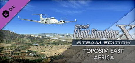 Front Cover for Microsoft Flight Simulator X: Steam Edition - Toposim East Africa (Windows) (Steam release)