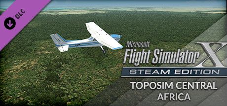 Front Cover for Microsoft Flight Simulator X: Steam Edition - Toposim Central Africa (Windows) (Steam release)