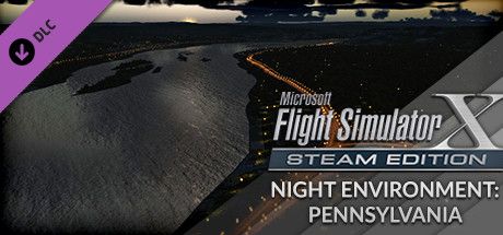Front Cover for Microsoft Flight Simulator X: Steam Edition - Night Environment: Pennsylvania (Windows) (Steam release)
