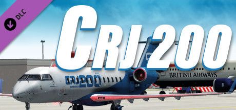 Front Cover for X-Plane 11: CRJ 200 (Linux and Macintosh and Windows) (Steam release)