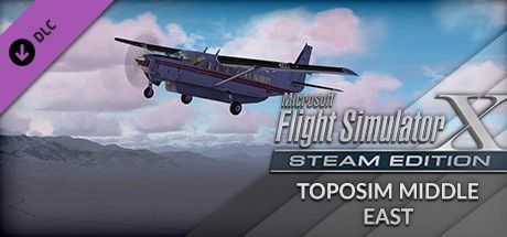 Front Cover for Microsoft Flight Simulator X: Steam Edition - Toposim Middle East (Windows) (Steam release)