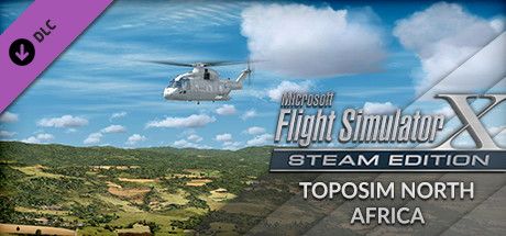 Front Cover for Microsoft Flight Simulator X: Steam Edition - Toposim North Africa (Windows) (Steam release)