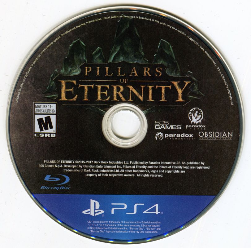 Media for Pillars of Eternity: Complete Edition (PlayStation 4)