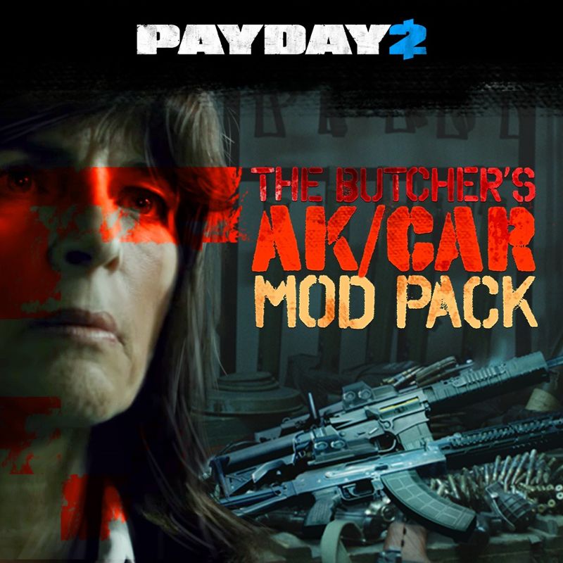 Front Cover for Payday 2: The Butcher's AK/CAR Mod Pack (PlayStation 4) (download release)