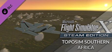 Front Cover for Microsoft Flight Simulator X: Steam Edition - Toposim Southern Africa (Windows) (Steam release)