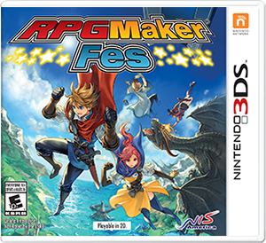 Front Cover for RPG Maker Fes (Nintendo 3DS) (download release)