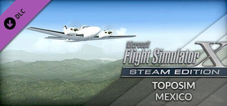 Front Cover for Microsoft Flight Simulator X: Steam Edition - Toposim Mexico (Windows) (Steam release)