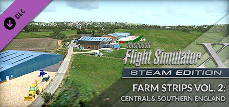 Front Cover for Microsoft Flight Simulator X: Steam Edition - Farm Strips Vol. 2: Central & Southern England (Windows) (Steam release)