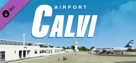 Front Cover for X-Plane 11: Airport Calvi (Linux and Macintosh and Windows) (Steam release)