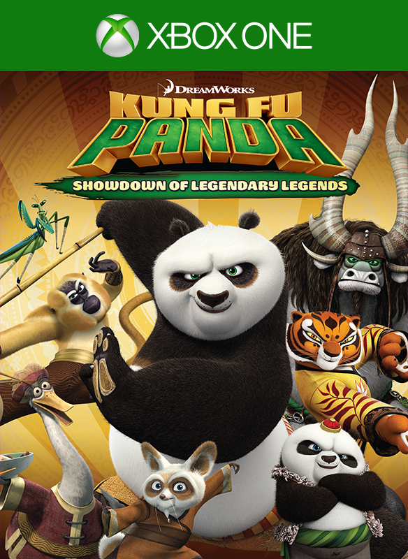 Front Cover for Kung Fu Panda: Showdown of Legendary Legends (Xbox One) (download release): 1st version
